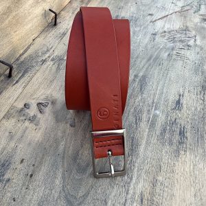 La ceinture marron orangé 35 mm