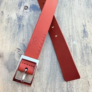 La ceinture marron orangé 30 mm