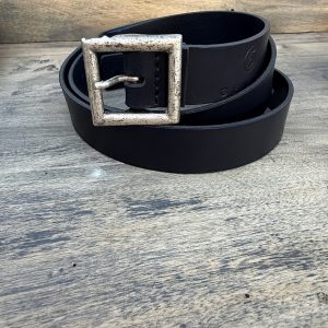 La ceinture CARRÉ  bleu marine  30 mm